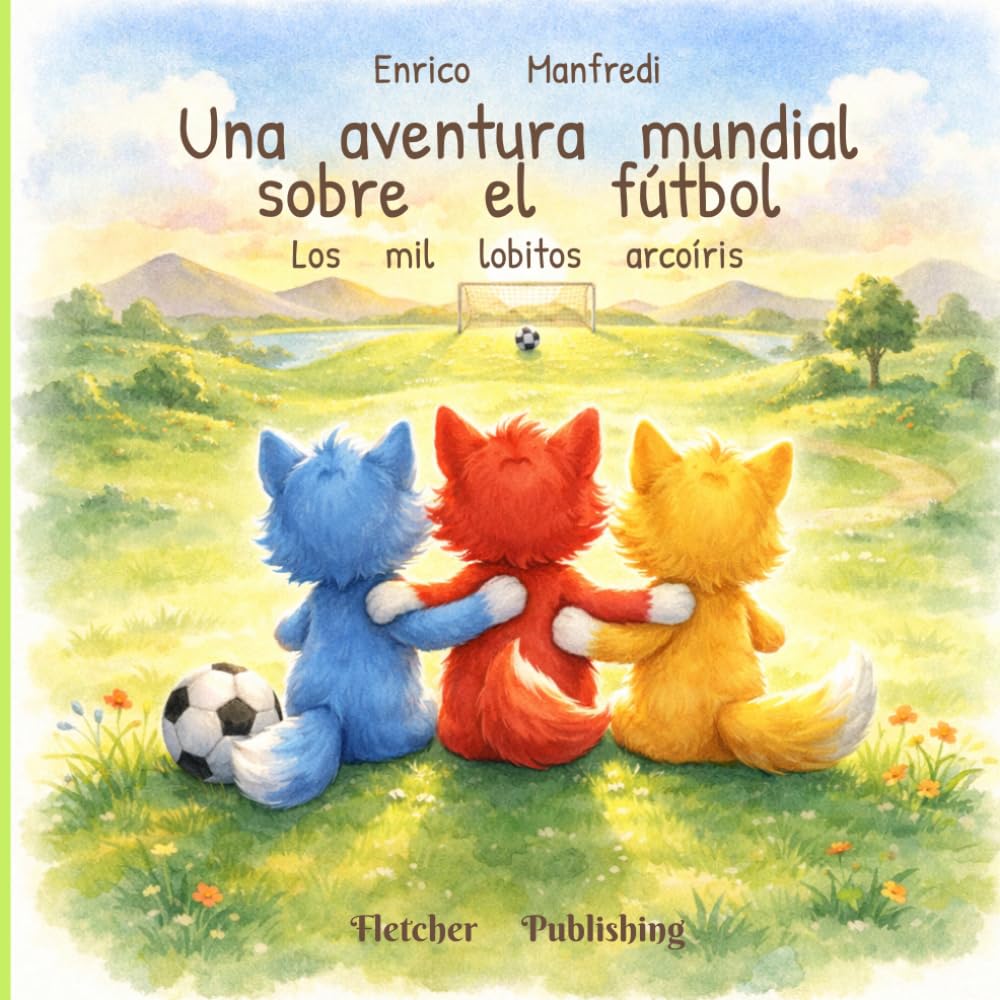 Los mil lobitos arcoíris - Una aventura mundial sobre el fútbol: Un álbum ilustrado para niños sobre goles, amistad y juego en equipo
