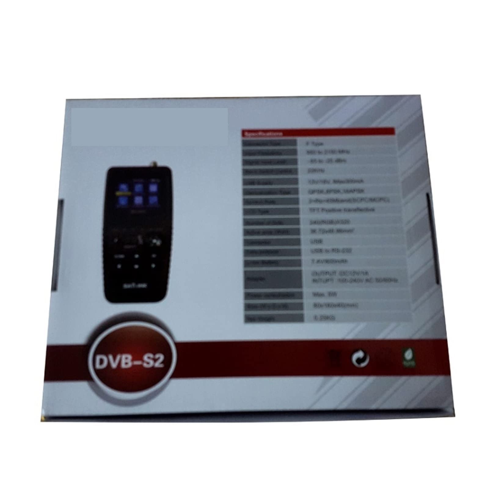 Receptor de Satélite, 5pcs / lot Original WS-6933 Buscador satelital DVB-S2 FTA C KU Medidor de satélites digital WS6933(UK)