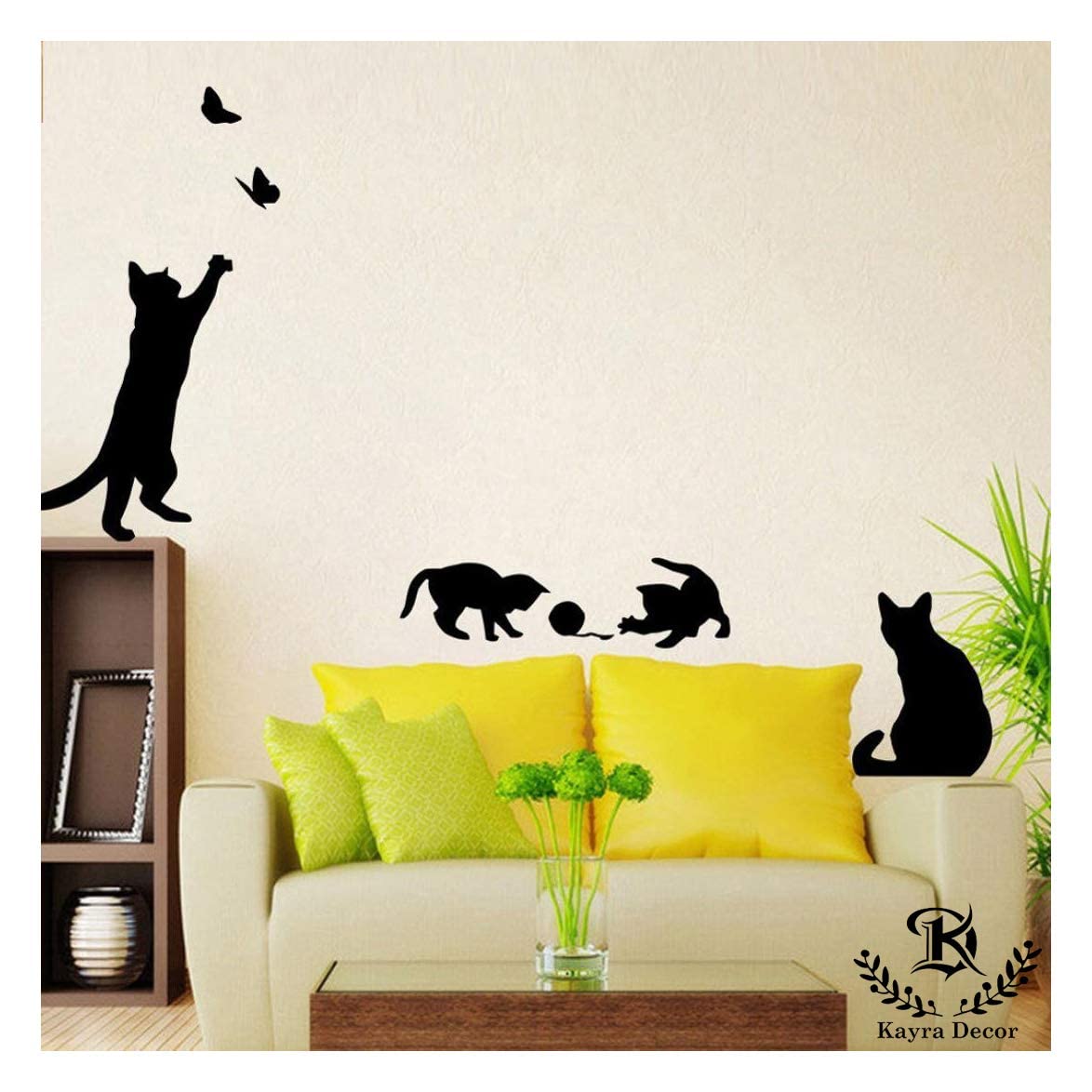 Kayra Decor Cat Stencils for Wall Painting - Pack of 1, 16 inch x 24 inch - (KHS416) (B079NL19RN) Amazon Price History, Amazon Price Tracker
