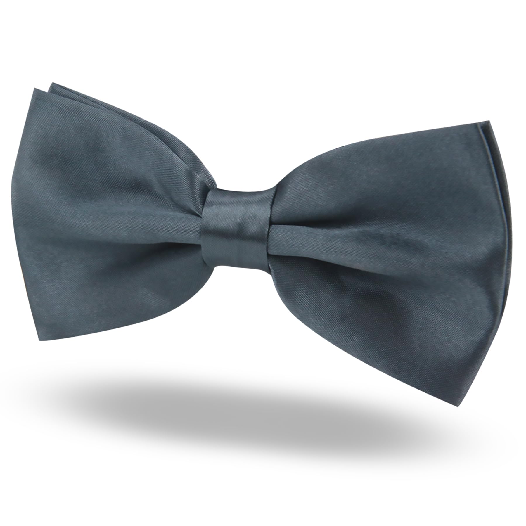 EKINDMen's Pre-tied Bowties Formal Satin Solid with Adjustable Neck Band For Men And Boys