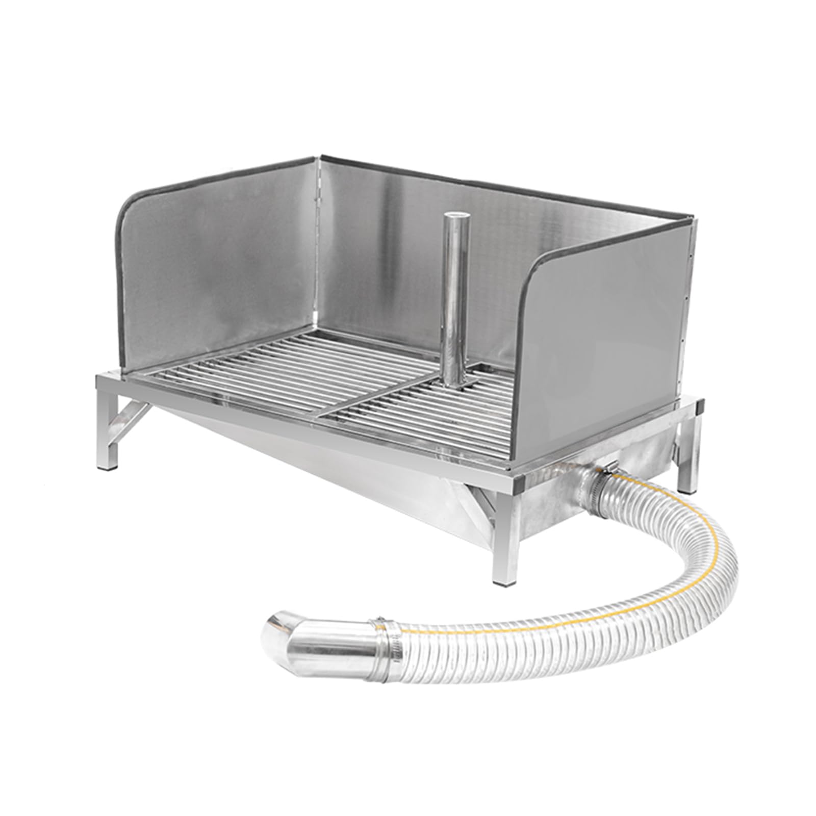 Stainless Steel Dog Potty Toilet Training Tray Indoor Outdoor Dog Toilet For Small Large Dogs with Wall and