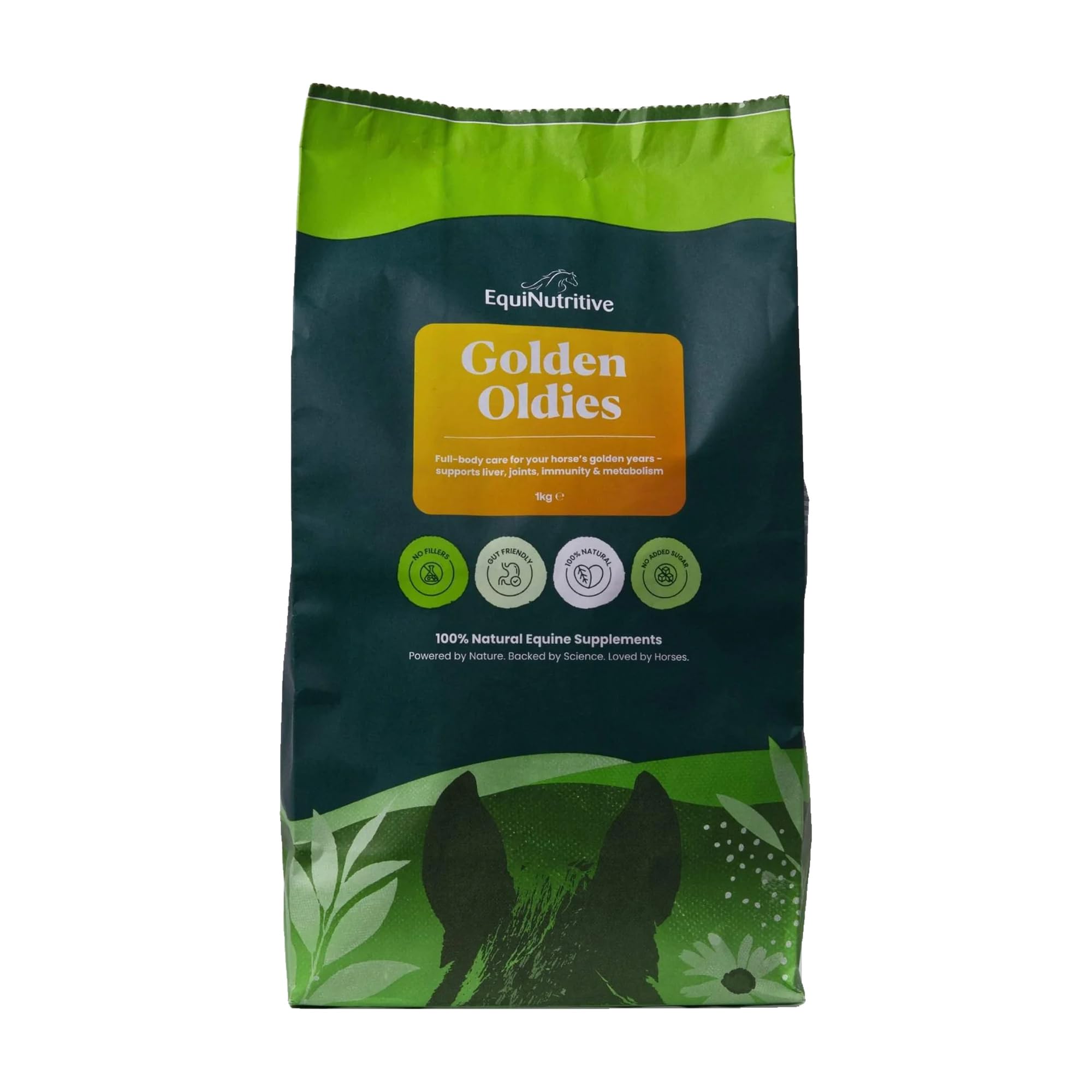 EquiNutritive Golden Oldies | Equine Veteran Supplement With Boswellia - 100% Natural Supplement For Older & Senior Horses and Ponies: Joints, Immune & Metabolic Support (3kg) โ image 1