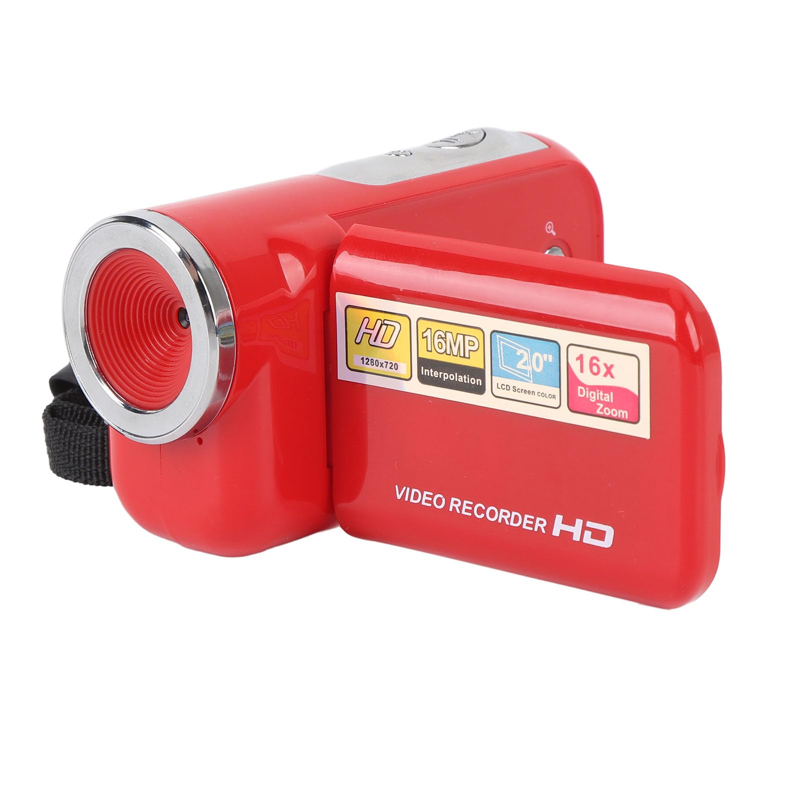 Small Digital Camera, 16X Zoom Video Camera Camcorder with 2 Inch TFT Color Display, 16MP Portable Selfie Vlog DV Camera for Travel Photography (64GB)-image-35
