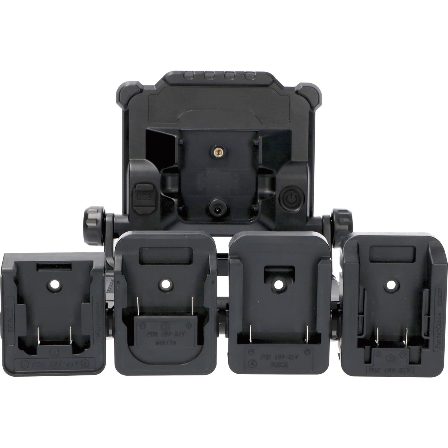 LED'S WORK 300908 LED Akku-Baustrahler 20W 2500 Lumen IP20 mit USB-Anschluss