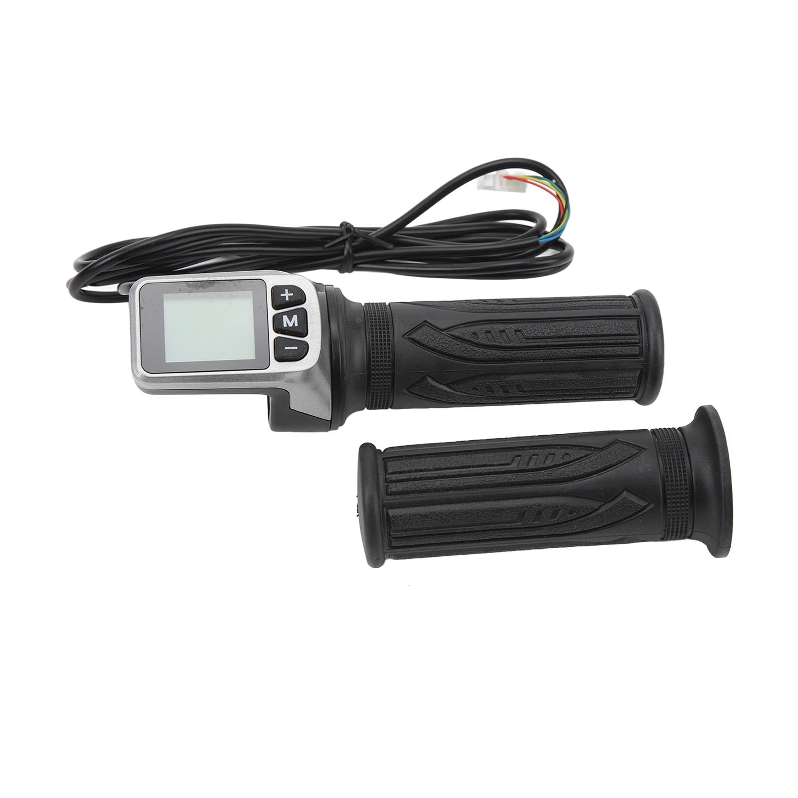 BuyWeek Kit de Contrôleur de Moteur sans Balais pour Vélo Électrique, 36V 48V 1000W 38A Contrôleur à Onde Sinusoïdale et Poignée d'Accélérateur Torsion 124DX avec Panneau LCD