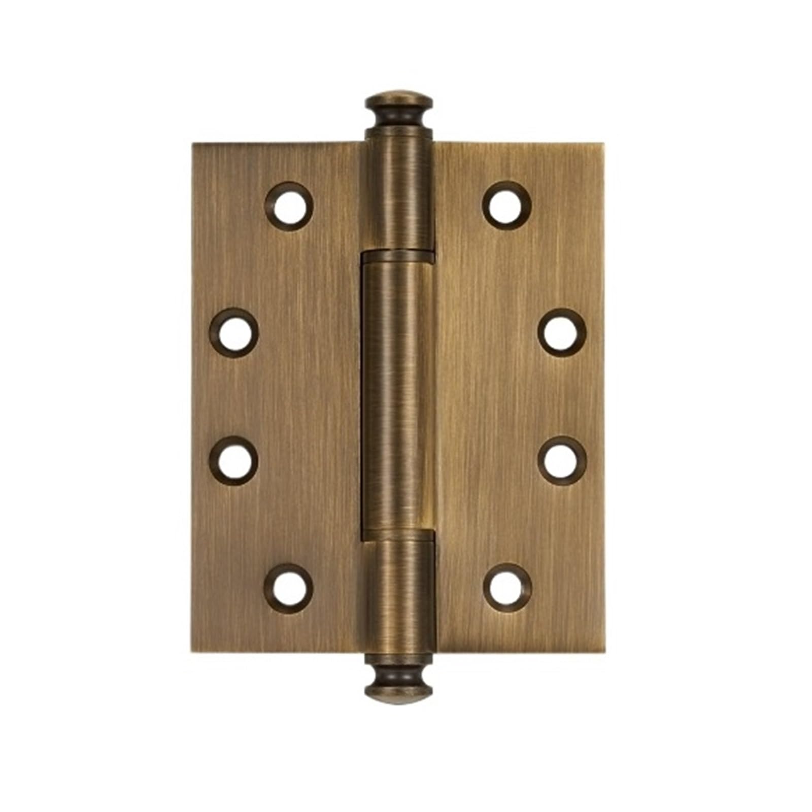 Charnière de porte en laiton massif noir mat rustique H402-AB