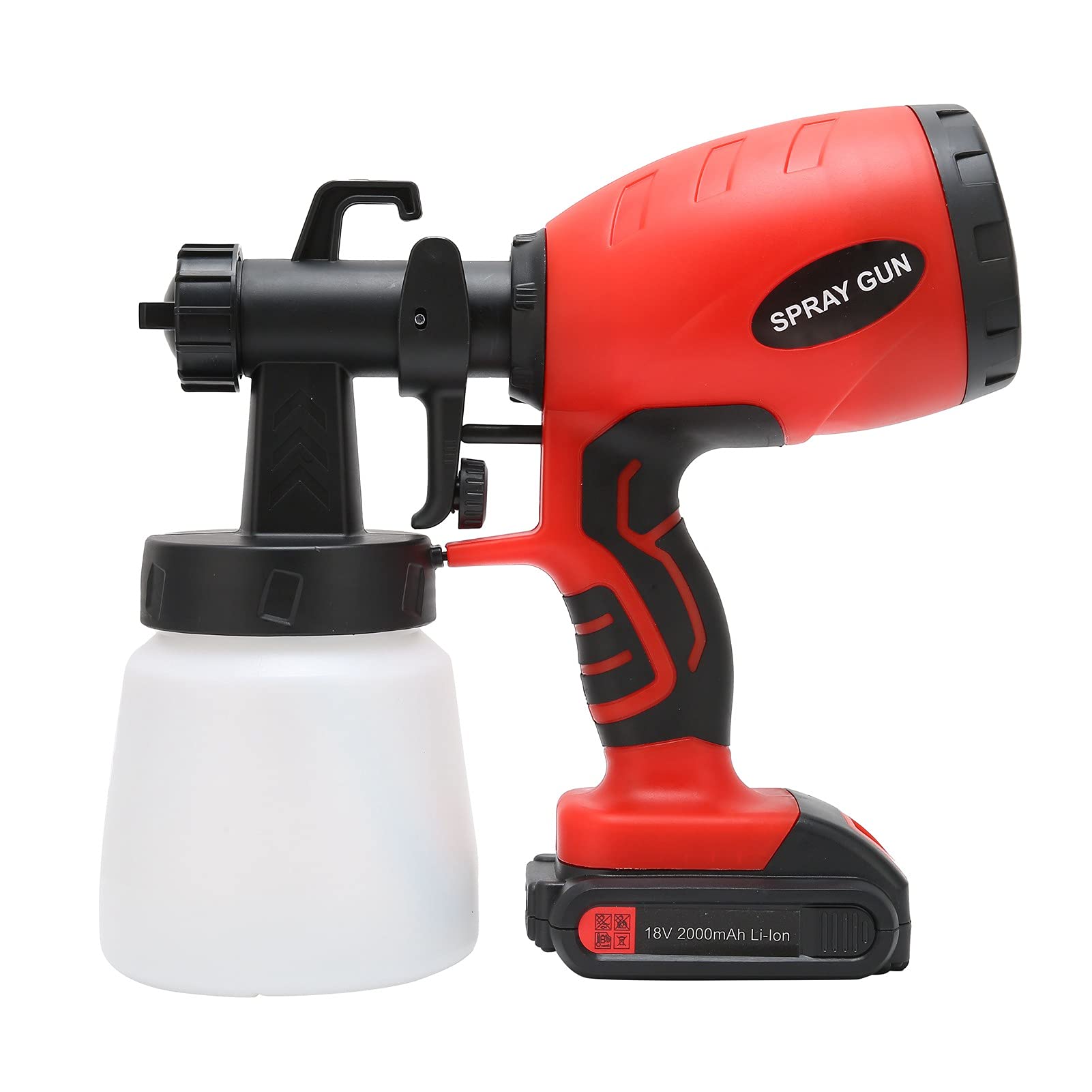 Paint Sprayer, 150W Handheld Spray Guns, Cordless Electric Paint Sprayer Automatic Painting Machine Household Paint Spraying Tool for Painting Ceiling/Fence/Car//Walls