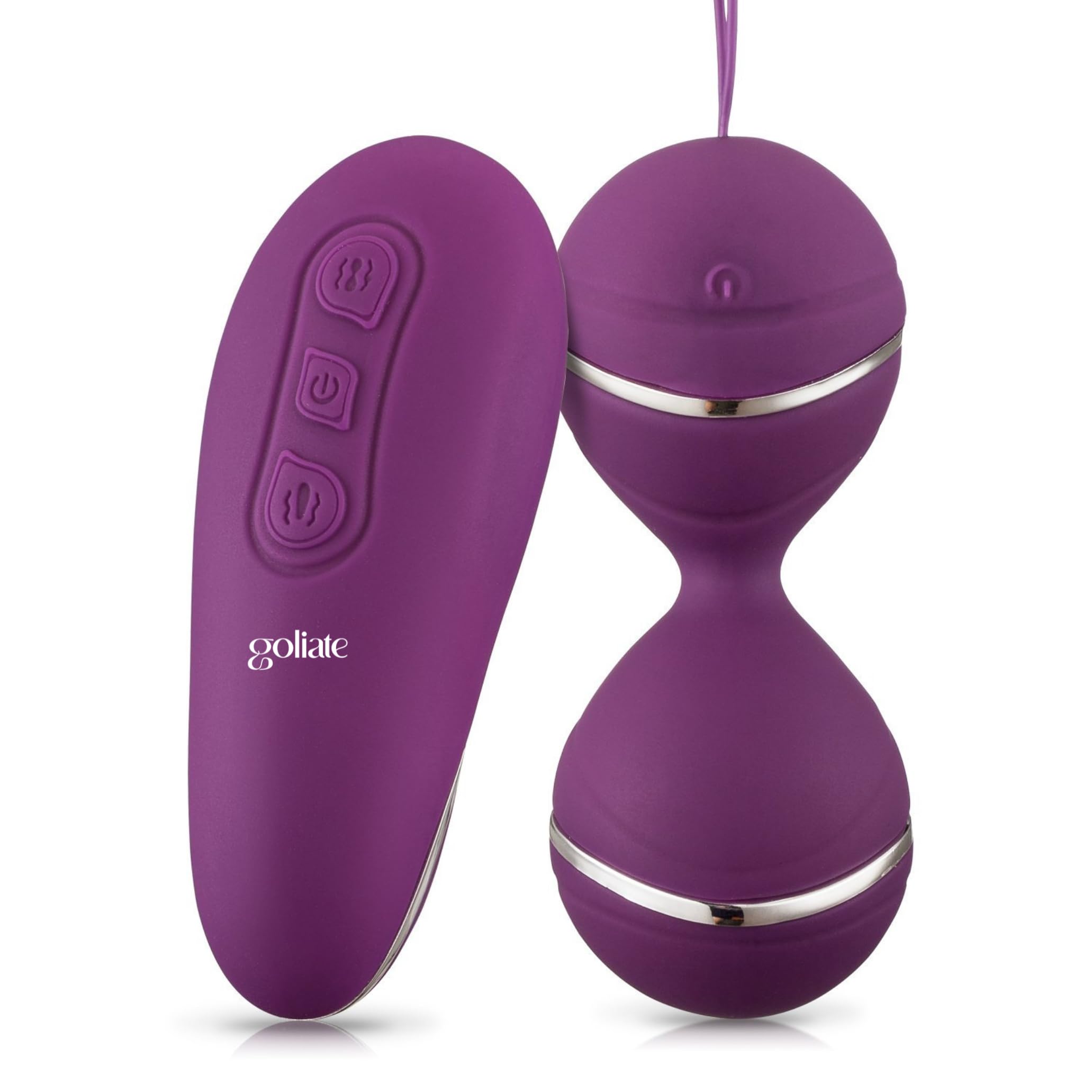 Dalia 3in1 Premium Geisha Kegel Balls, Vibrating Love Egg, Bullet, Clitorial Stimulation - Vibrant Toy Women - Ben Wa Ball with Remote - Sex for Couple - Rechargeable,Waterproof, 7 Modes