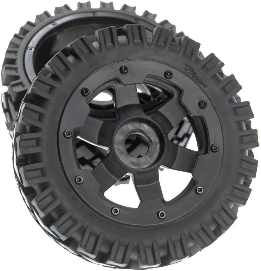 FLMLF Front All Terrain Tires 2PC for 1/5 HPI RV Km baja 5B ss