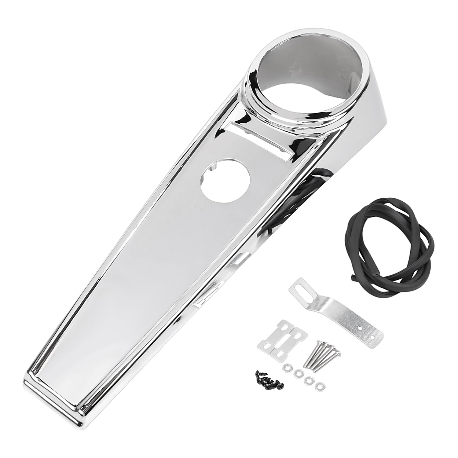Amazon.com: XMMT Chrome Dash Fuel Console Gas Tank Cover Panel