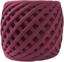 Fio de Malha Dalia Premium 500g – Espessura 33mm, Anti-Pilling, para Crochê, Tricô e Bolsas Artesanais (5002-Vinho)