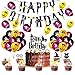 smileh Harry Potter Decoraciones de Fiesta Cumpleaños Globos Feliz Cumpleaños del Pancarta Mago Adorno para Pastel para Niños Wizard Cumpleaños Fiesta Decoración