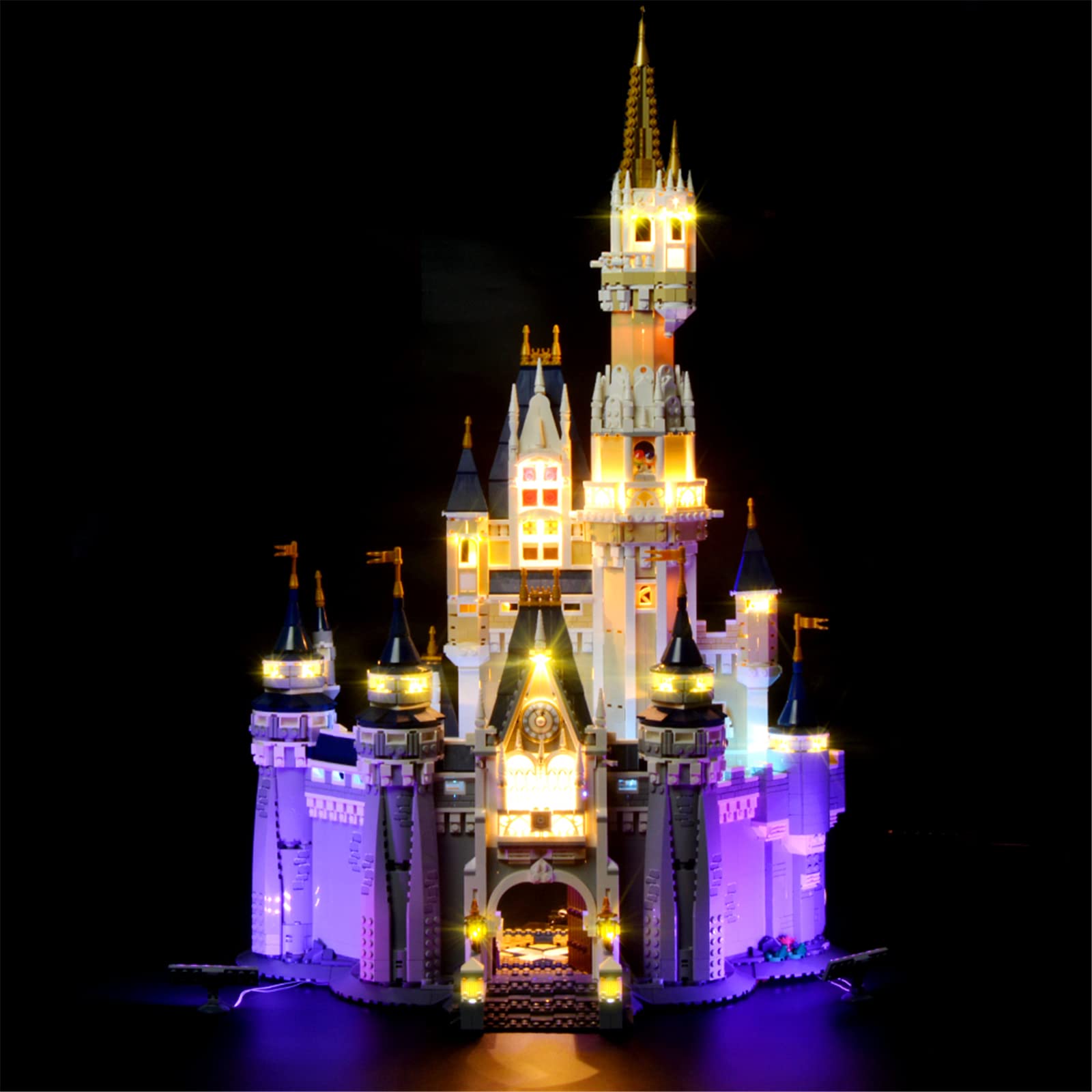 MENZAVA LED Light Set Compatible with LEGO 71040 The Disney Castle Disney Building Blocks Model - Model Set NOT Included