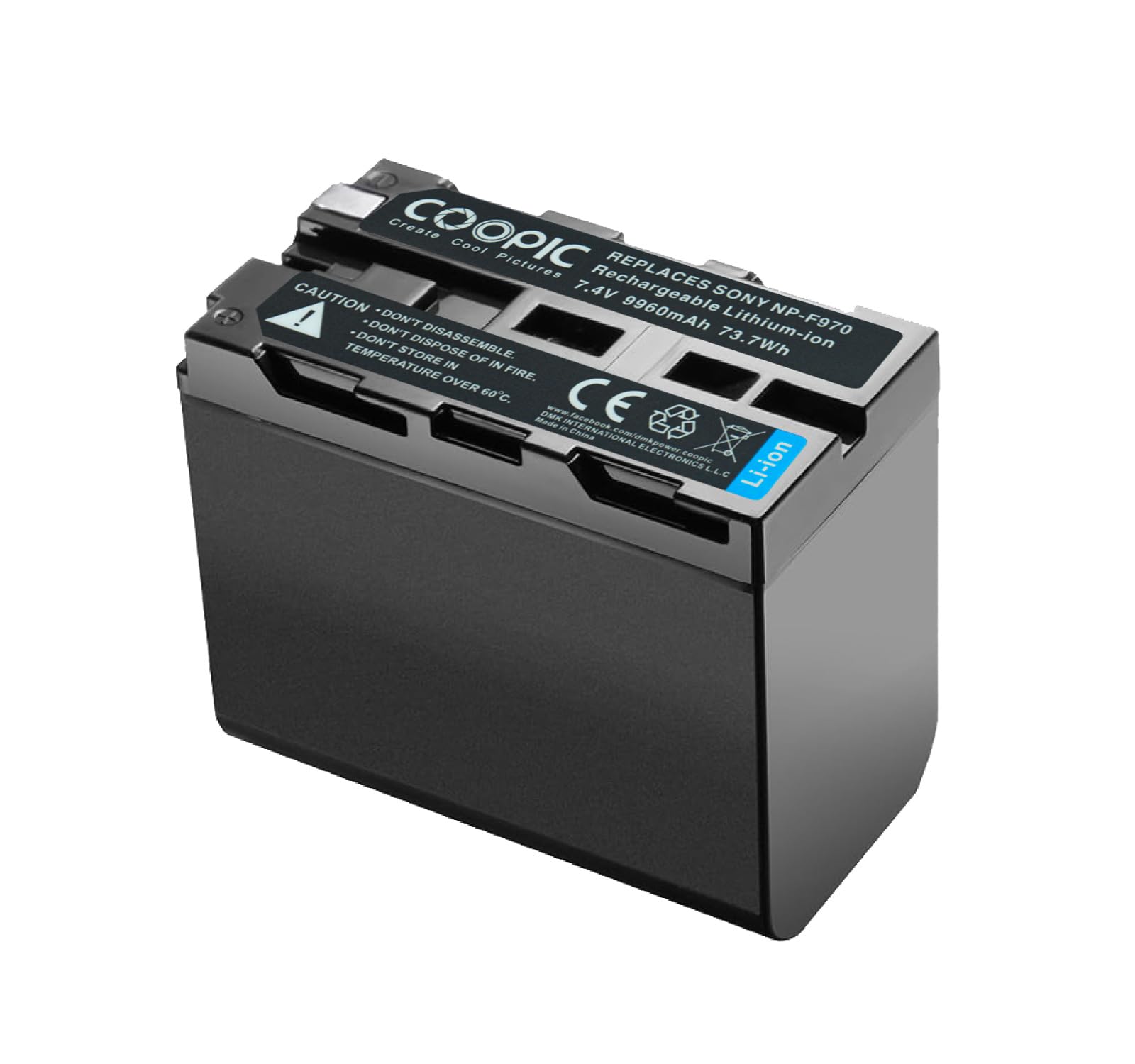 NP-F970/NP-F960 1-Pack Battery 9960mAh Designed Exclusively for LED Video Lights and Monitors (Not Compatible with Cameras)