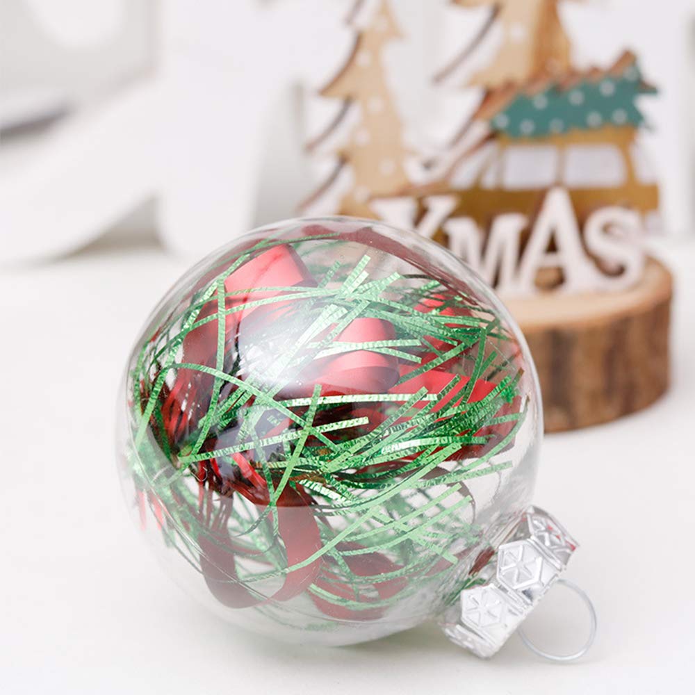 Weihnachtskugeln Gadget Set Christbaumschmuck Kugel Familie Festival Hochzeit Treffen Dekorationen bruchsicher (30 Stück) 6 cm, 2