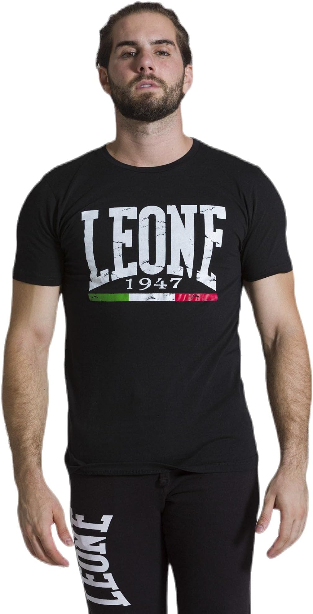 Leone - Man Tshirt S/S - Black (9), XXL