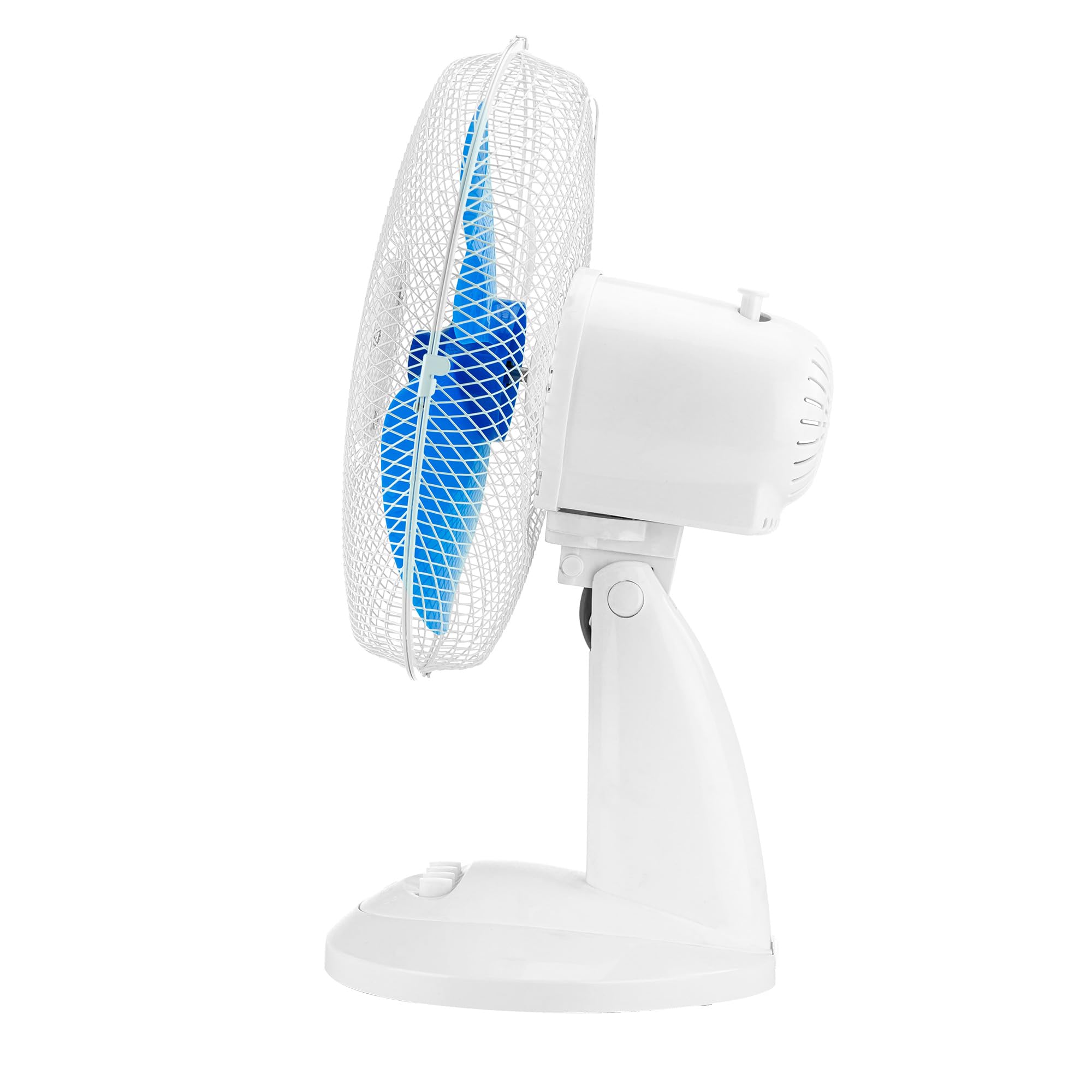 Jocca - Ventilador de Sobremesa 30 cm | 3 Velocidades | Oscilación | Cabezal Reclinable | 3 Aspas Aerodinámicas | Bajo Consumo 40W | Diseño Compacto y Silencioso