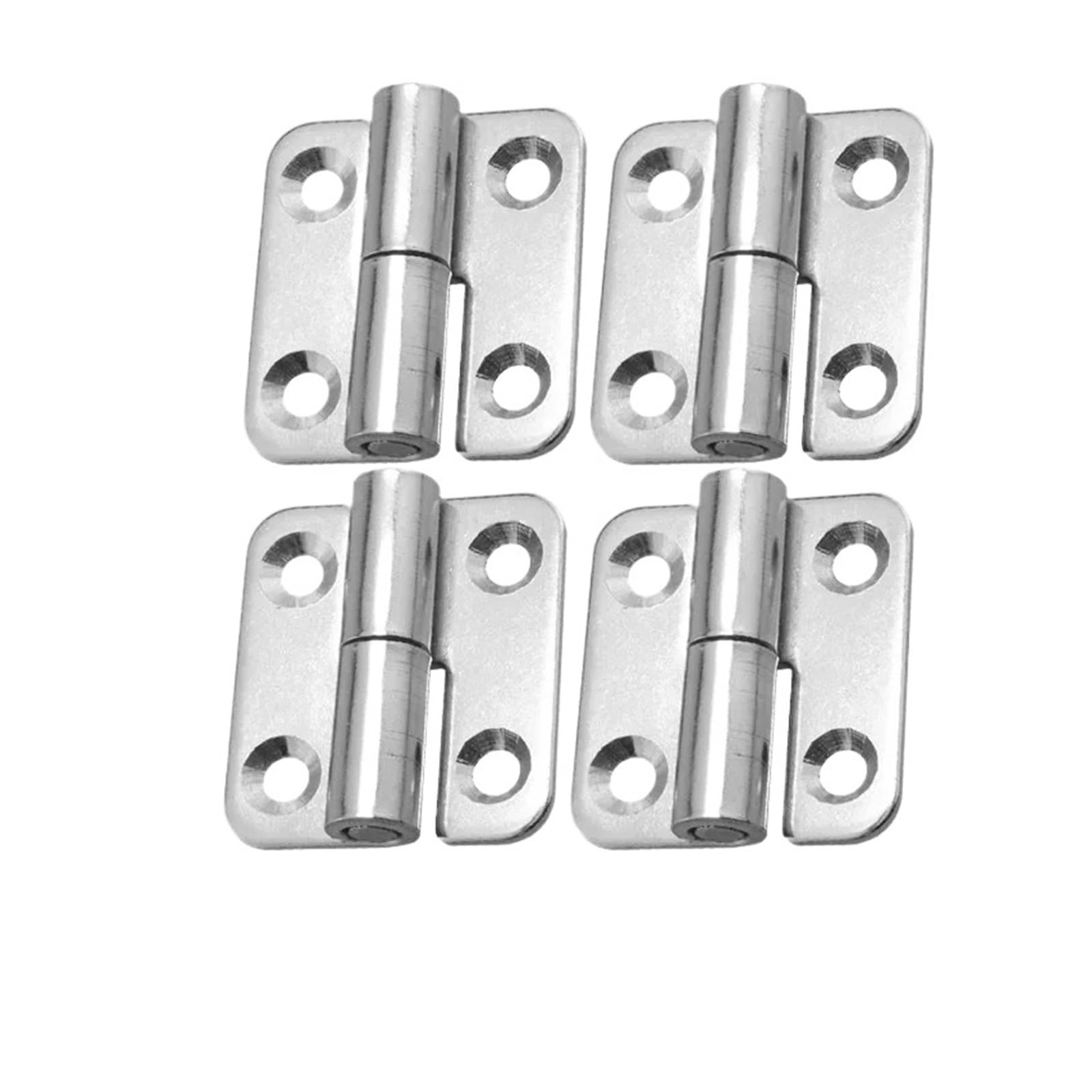 Aiqijohi 1.5 Inches-4Set Door Hinges 1-10Pcs Detachable Hinge Slip Joint Flag Lift Off Stainless Steel Removable Swing For Home Cabinets Wardrobes And Doors(1.5 Inches-4Set)