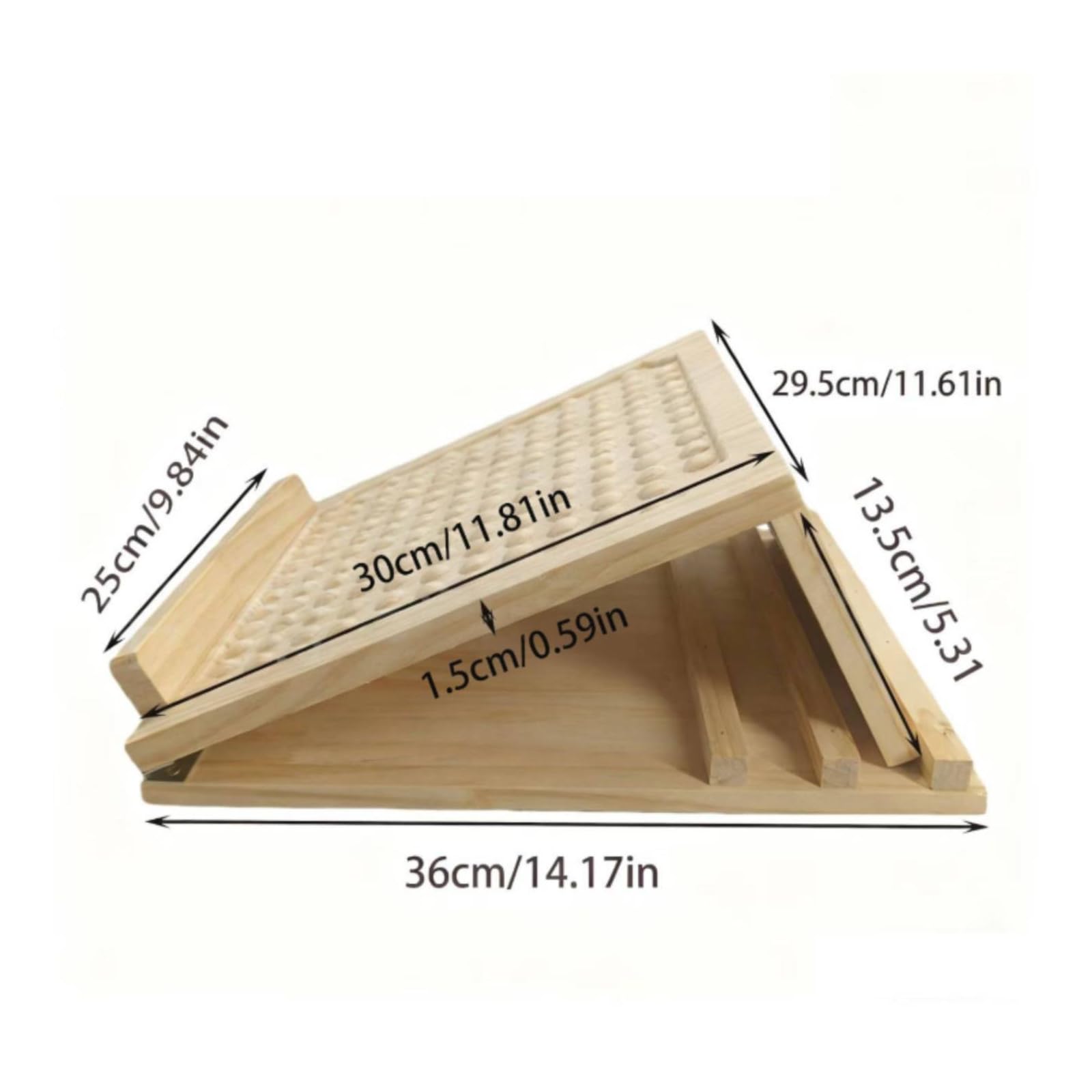 Estiramiento Plegable Tabla Masaje Pies Inclinable Multiusos para Casa