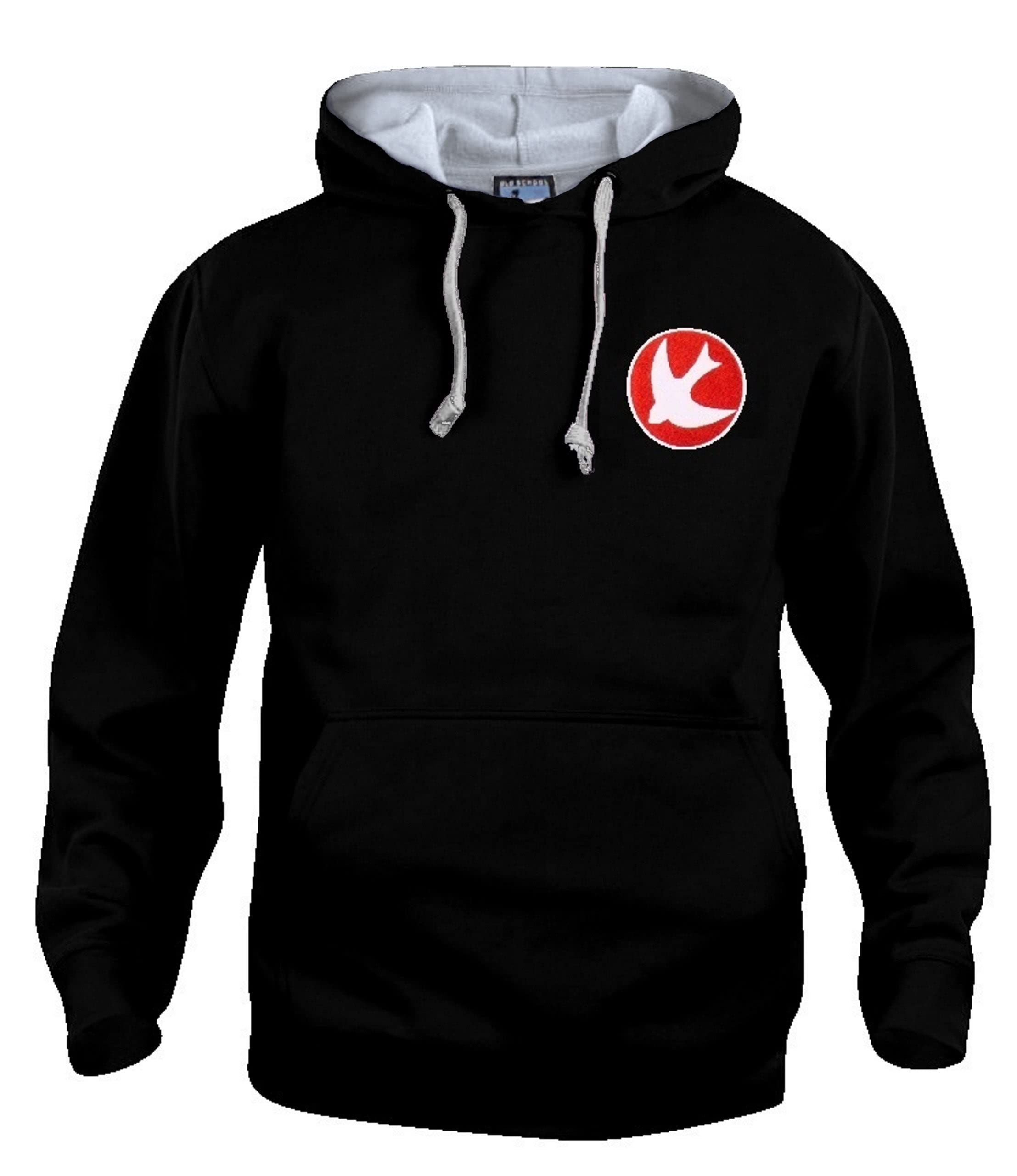 Old School Football Hoodie Black โ image 1
