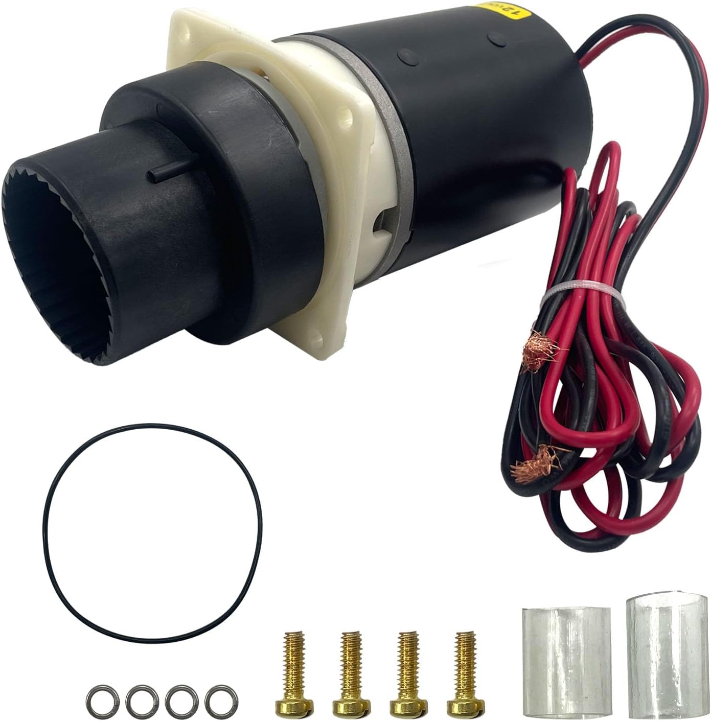 37072-0092 Marine Toilet Pump Macerator Motor Sub Assembly Kit, Compatible with Jabsco 37045, 37245, 37055, 37255, 37075, 37275,12-Volt