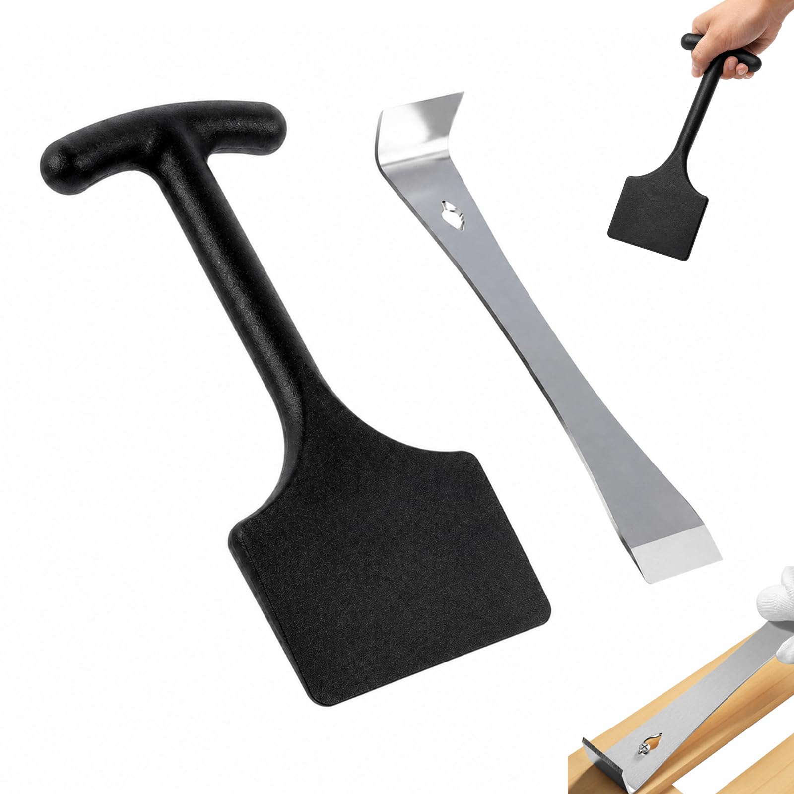 2 Pcs Carpet Stretcher, Carpet Tools， Carpet Fitting Tools for Professional Installation and Repair, Set for Precise Tucking and Seam Maintenance, Tucker and Bolster Chisel Kit