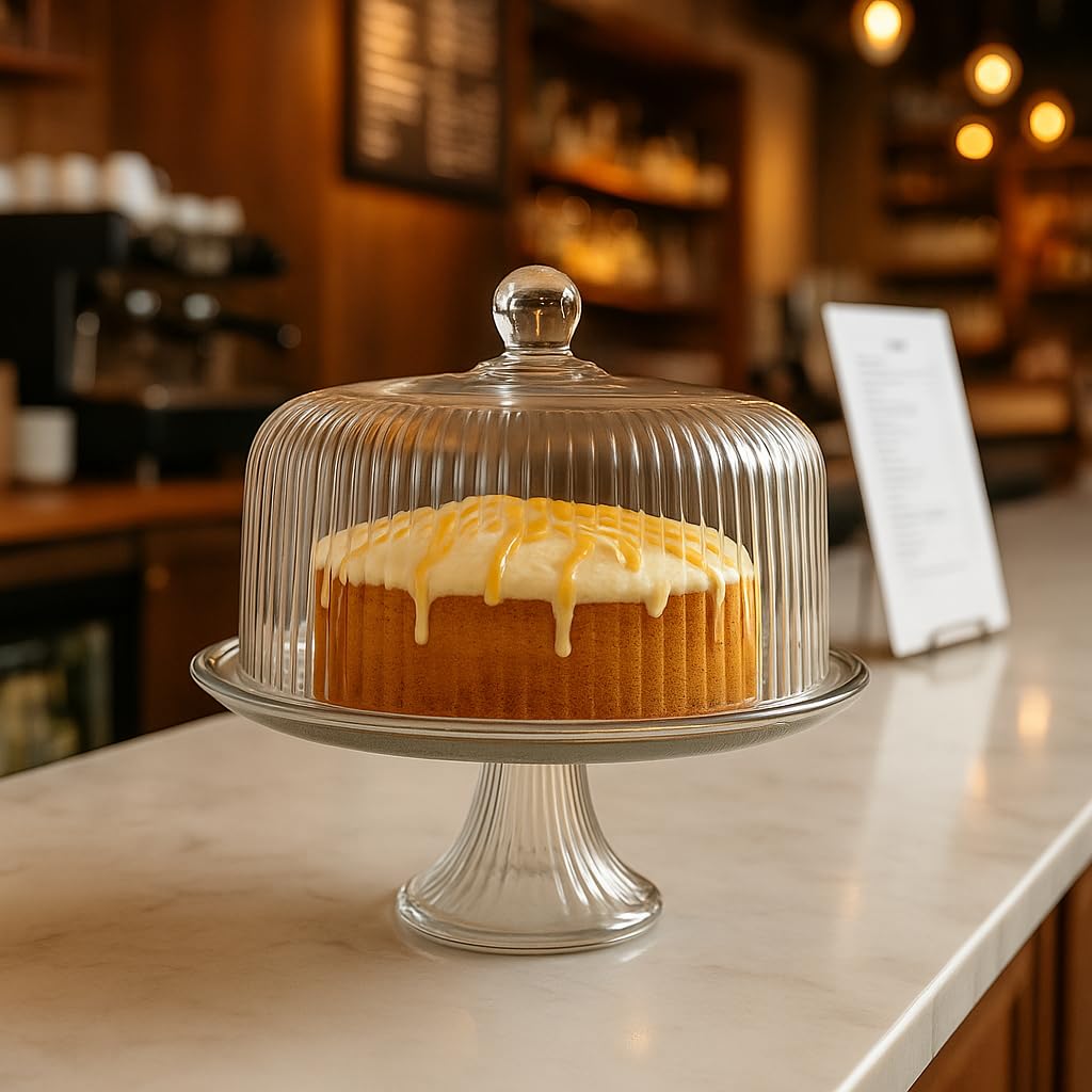 Anchor Hocking ケーキスタンド S L 2点セット Anchor Hocking ケーキスタンド S L 2点セット