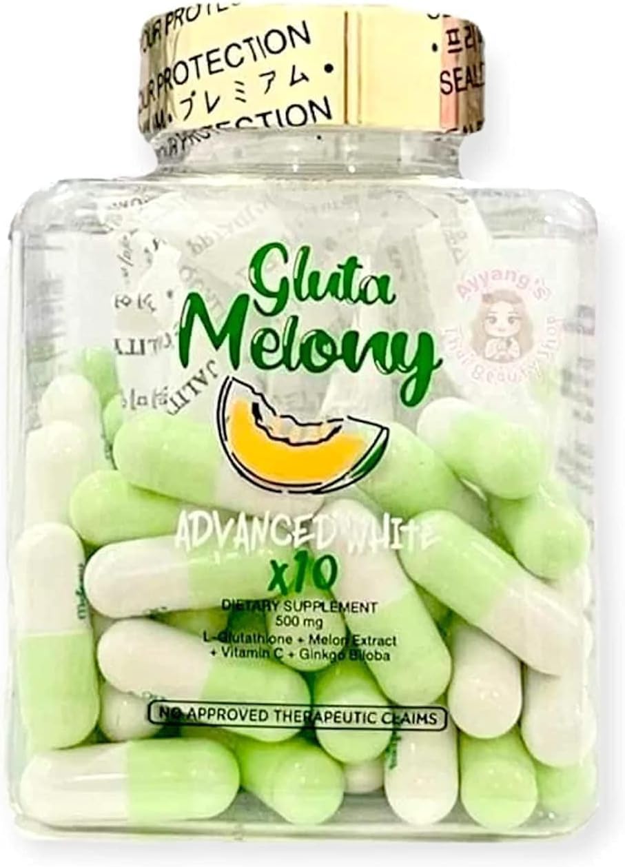 Gluta Melony Advance White x10-60 Capsules