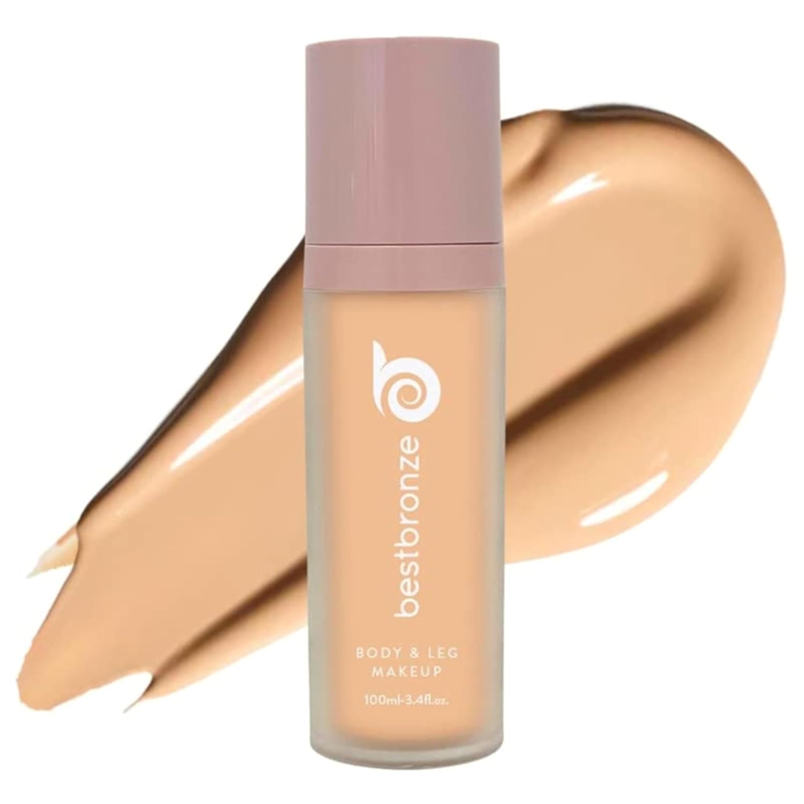 B BESTBRONZE Best Bronze Bombshell Body & Leg Makeup - Waterproof Leg Makeup & Body Foundation - Body Makeup for Scars, Varicose Veins Cover Up & Leg Concealer (C4 Peachy Golden Golden)
