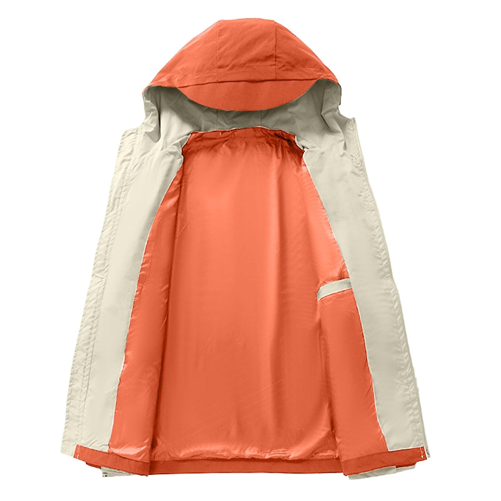 Giacca impermeabile da uomo con cappuccio giacca a vento alla moda per | Cappuccio regolabile, guscio resistente all'acqua, polsini regolabili, tasca sul petto sicura, stratificazione all'aperto
