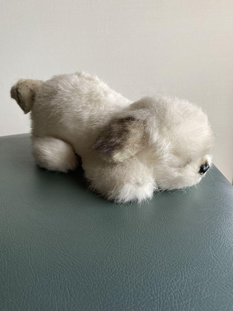 Amazon.co.jp: ＃白くてかわいい リーベ社 レトロぬいぐるみ犬 : おもちゃ