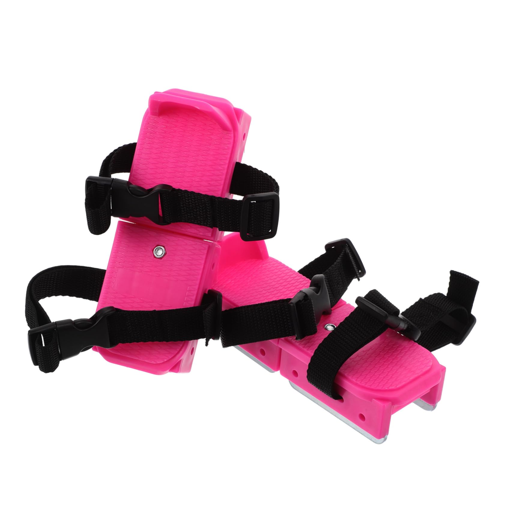 Toyvian Mini Patines de Esquí Cómodos Ajuste Seguro Ajustables Rosa para Niños para Patinaje sobre Hielo y Nieve