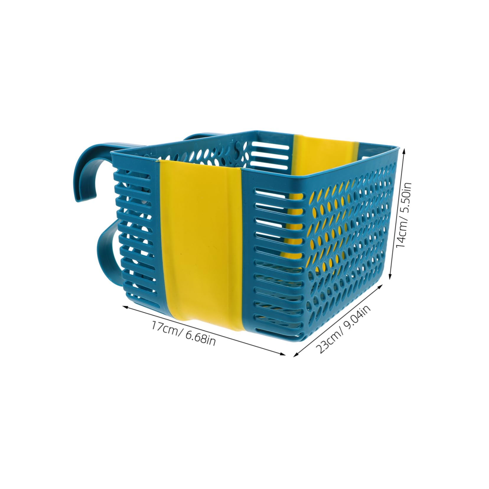 FUNOMOCYA Storage Basket Shower Basket Outdoor Organizer Plastic Easy Hanging Design