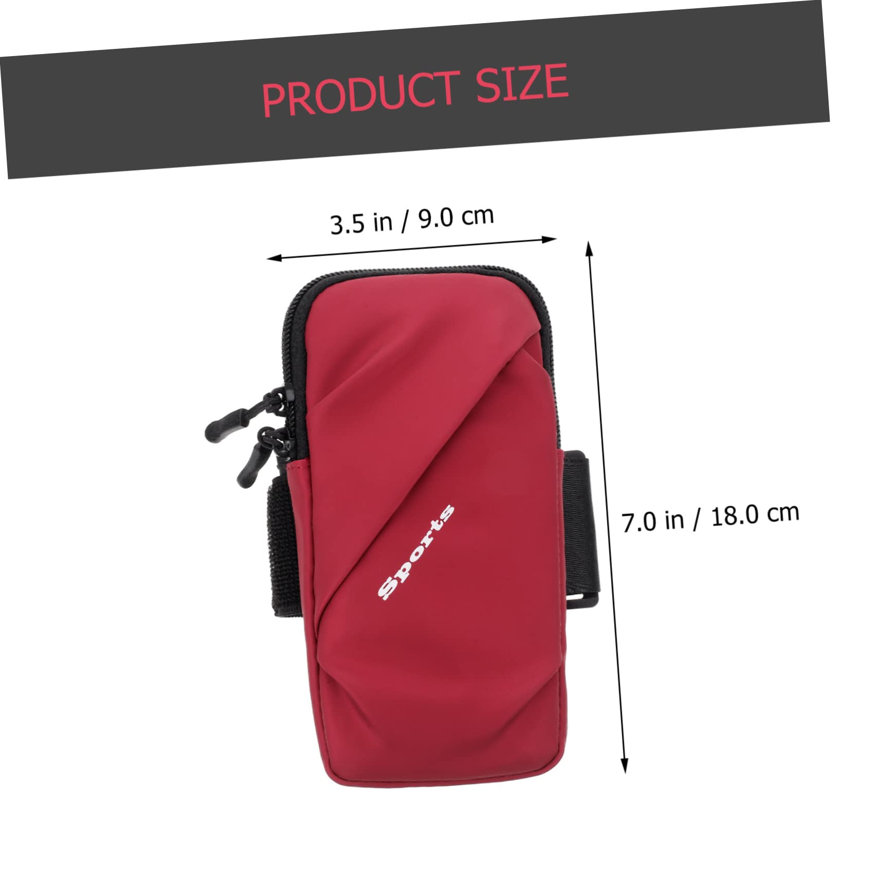 OSALADI 4pezzi Bracciale Sportivo Per Smartphone Borsa Porta Telefono e Traspirante Per Attività All Aperto Adatta Corsa e Fitness