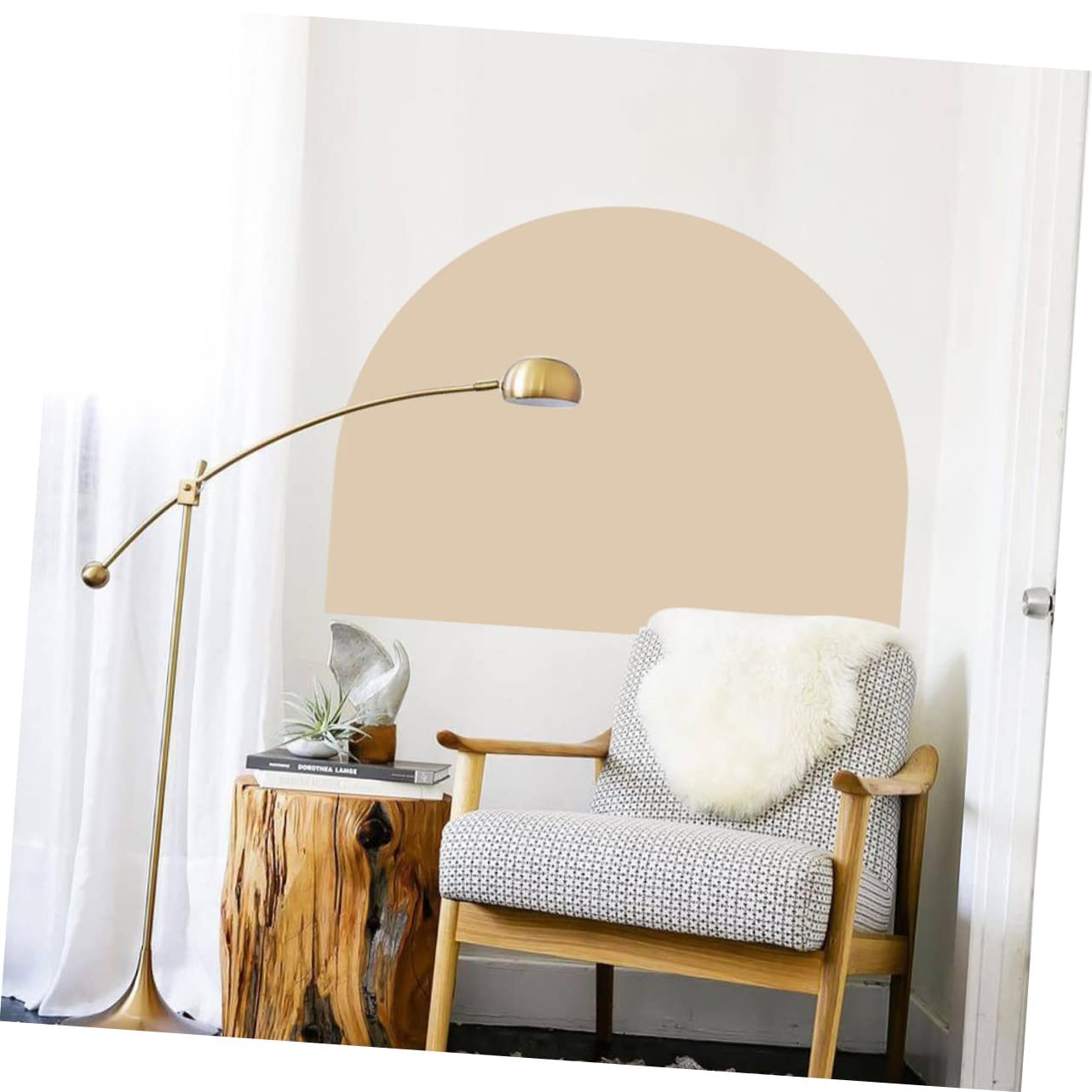 Gatuida Adesivo Decorativo da Parete Geometrico Moderno, Carta da Parati Decorativa Autoadesiva, Decalcomania da Muro Resistente per Soggiorno, Camera da Letto e Cameretta, Facile