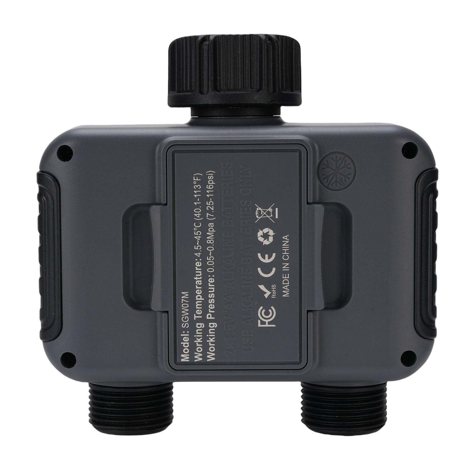 Display LCD con Timer Programmabile per Tubo Flessibile a Prova di Pioggia IPX5 3 modalità di Irrigazione per Irrigazione a Goccia del Prato del Patio, Materiale ABS