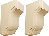 Vista 17 de Ekena Millwork ménsula Capistrano Mission de 2.5 pulgadas de ancho x 2.75 pulgadas de profundidad x 4.5 pulgadas de alto, COR02X02X04CPAL