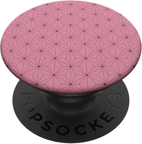 Miniatura 1 de Carácter de anime rosa japonés Kimono patrón Asanoha Cosplay PopSockets intercambiables PopGrip