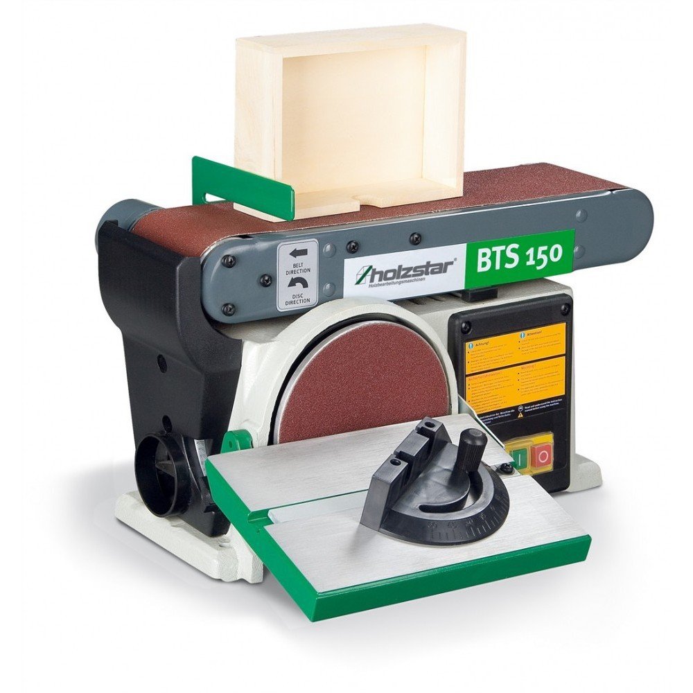 Holzstar Band- und Tellerschleifmaschine BTS 150 (0,4 kW, 230 V, Schleifband 915 x 100 mm) 5904150