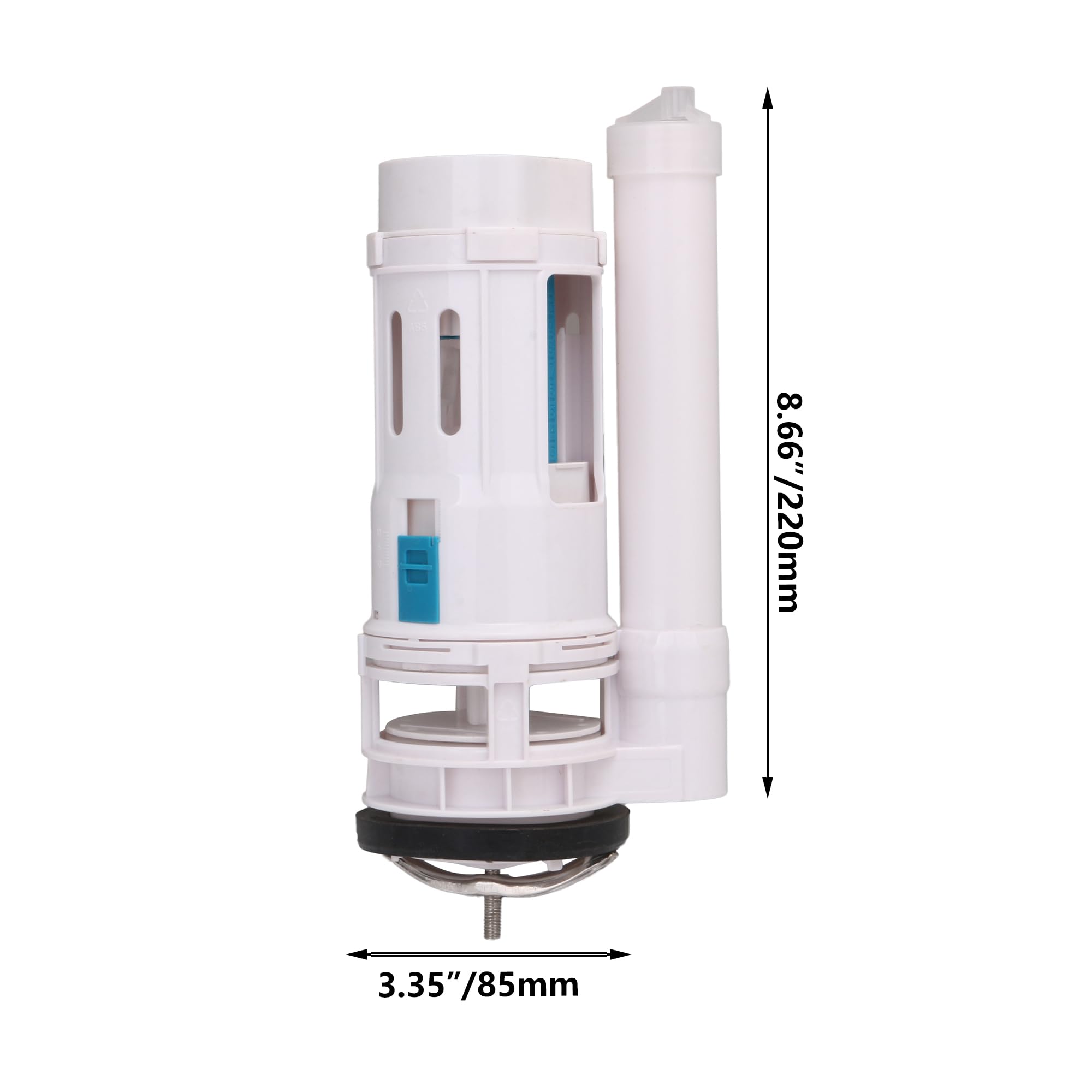RDEXP Réservoir d'eau de 21,6 cm de hauteur avec double chasse d'eau