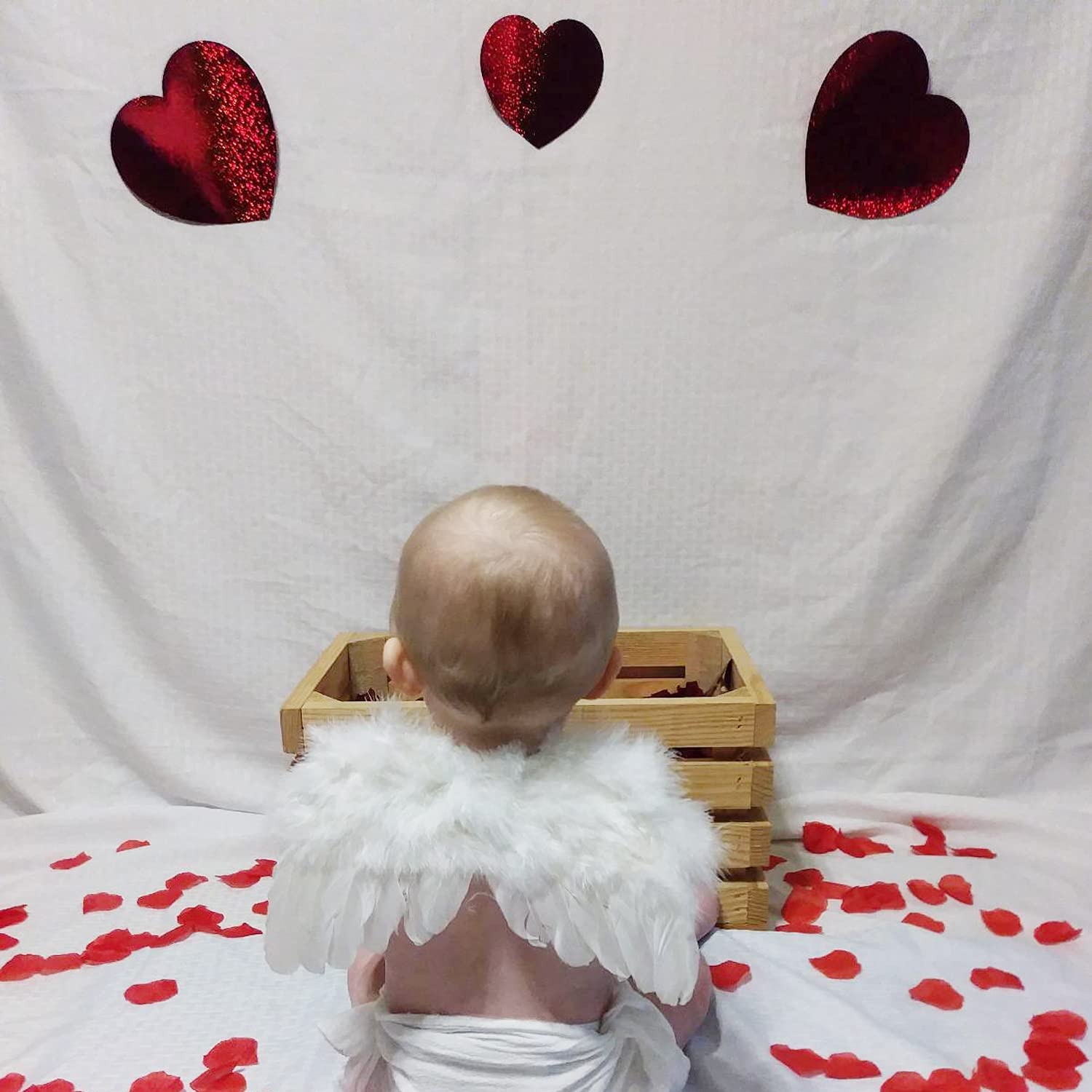 Infant Angel Wing Baby Angel Feather Wings Baby Photo Props, Newborn