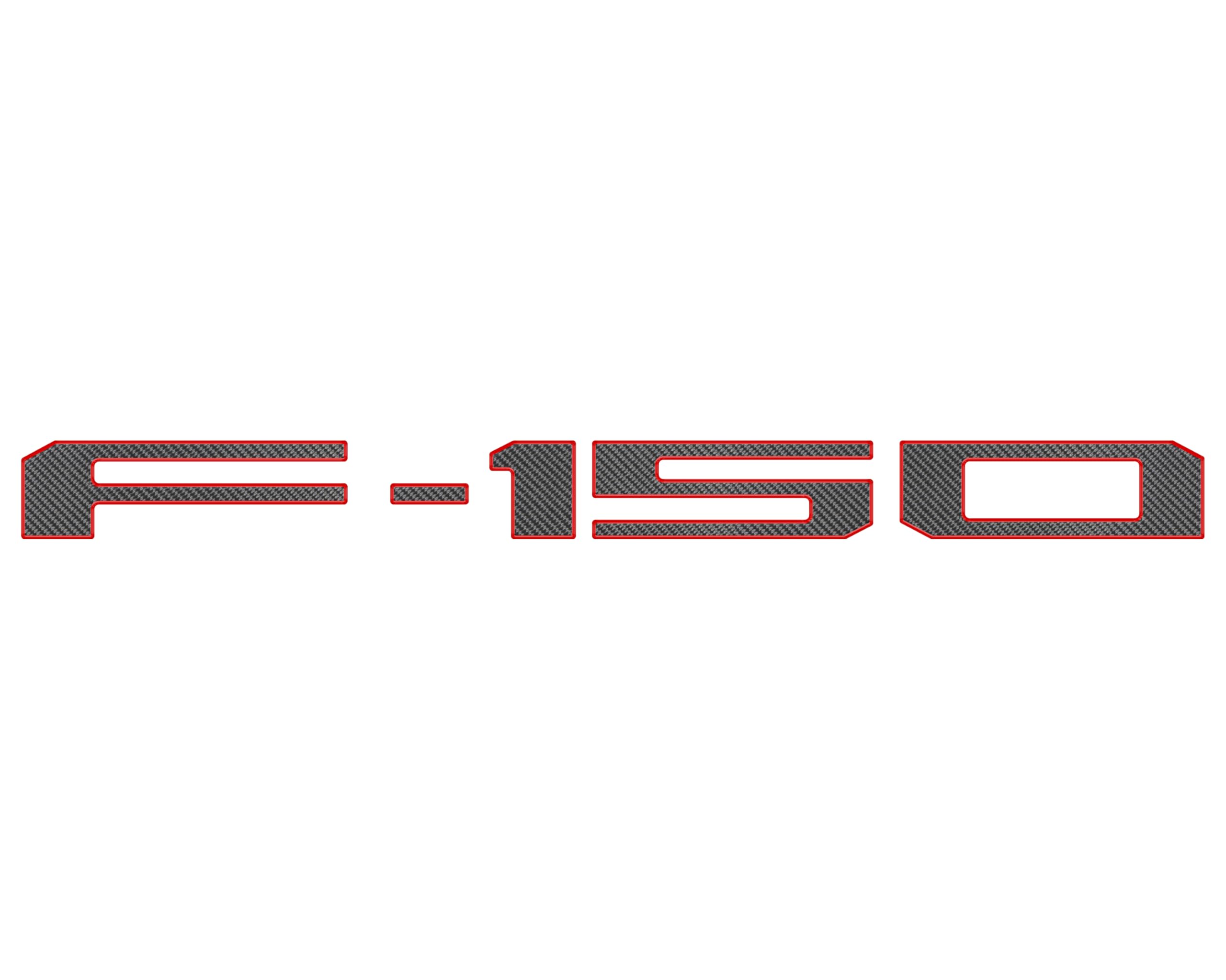 F-150 Tailgate Emblem Letter Inserts - Compatible with 2021-2026 F-150