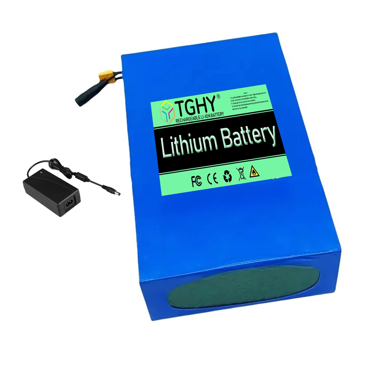 TGHY 25.2V Motorcycle Battery 24V 7.8AH 10.4AH 13AH 15.6AH 20.8AH 26AH 31.2AH 36.4AH Lithium Battery Pack 24V Replacement Batteries with Charger,24V 26AH