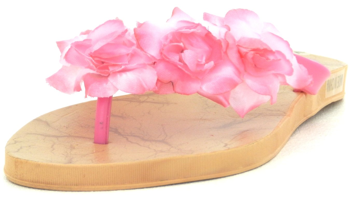 Dev Women's Multi Color Jelly Flip Flop Thong Sandal Beach Slipper Equa Shoe