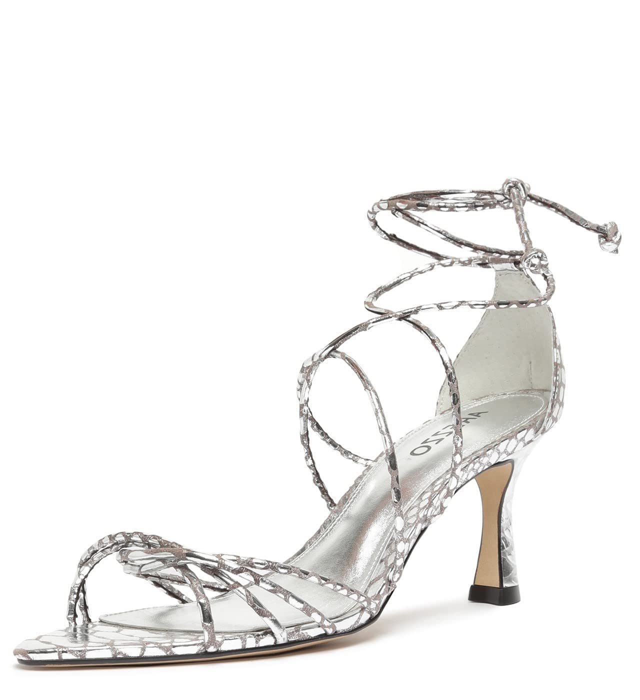 ArezzoWomen's Tess Strappy Lace Up Heeled Sandal