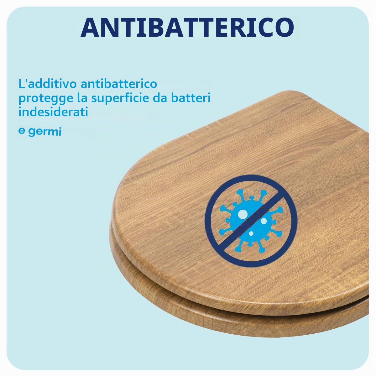 Croydex Levico Flexi-Fix - Sedile WC a forma di D, chiusura rallentata, pulsante di sgancio rapido per una facile pulizia, cerniere regolabili con fissaggi superiore e inferiore inclusi, superficie