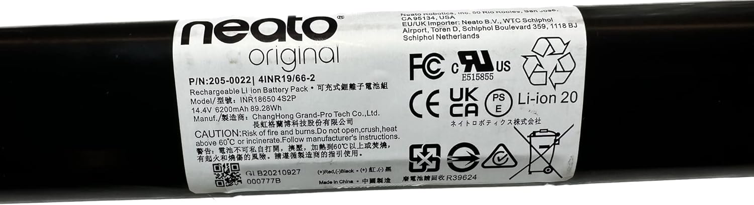 Authentic Genuine Battery for Botvac D8 D9 D10 205-0022 945-0382