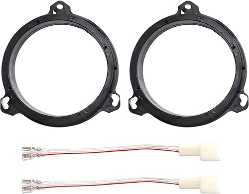 RED WOLF Reemplazo del adaptador de altavoz de 6.5 pulgadas, espaciadores de soporte de anillo + arnés de cable de altavoz para Nissan Murano Sentra disponible en Yaxa Colombia