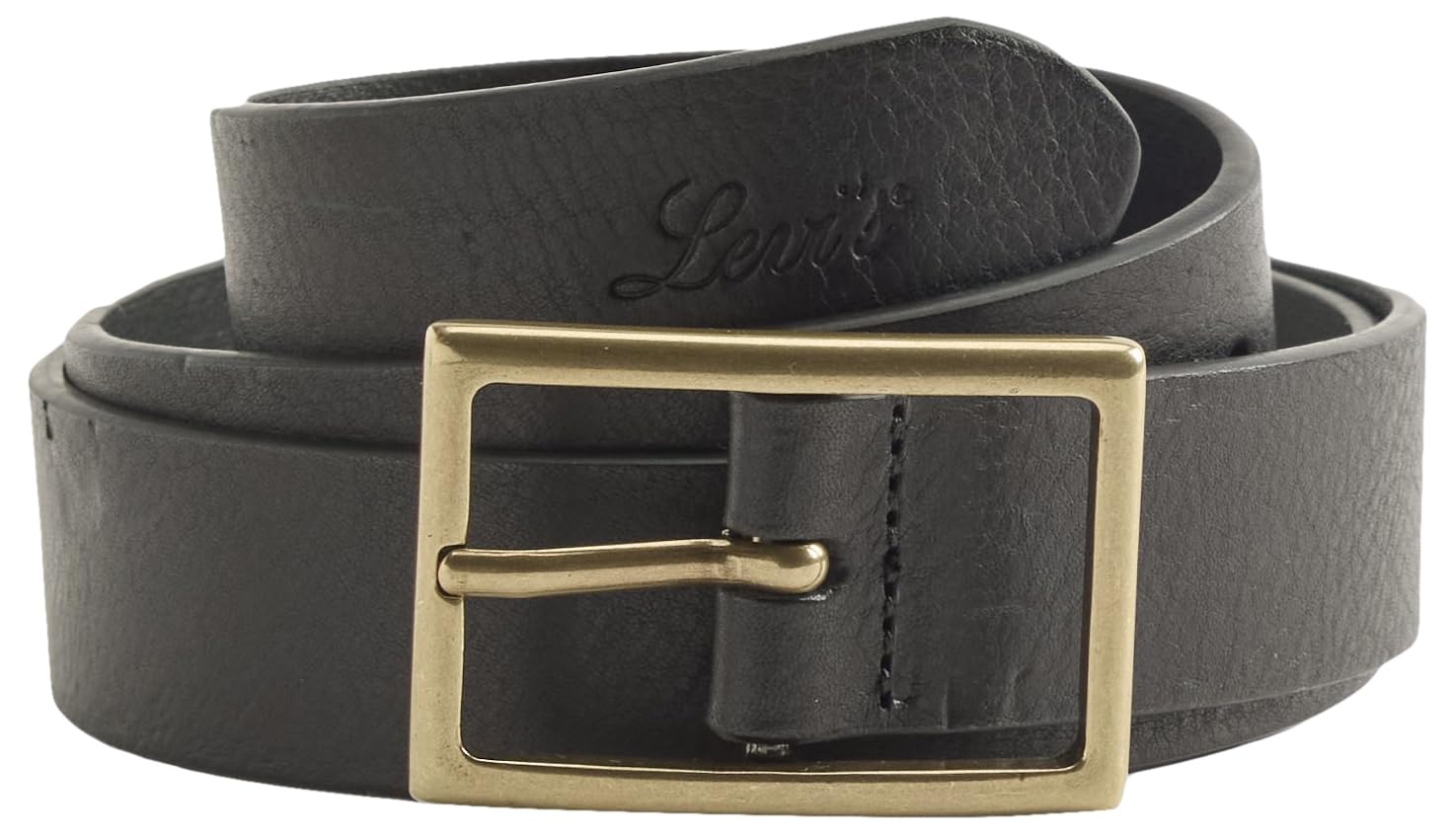 Levi's Rectangle Buckle Belt Cinturón de cuero Bovine Mujer (Pack de 1)