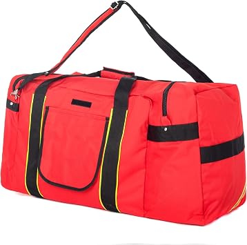 Firefighter Rescue Duffel Fireman Paramedic Medical Bags Fire Fighter Turnout Gear Travel Bag Helmet Pocket